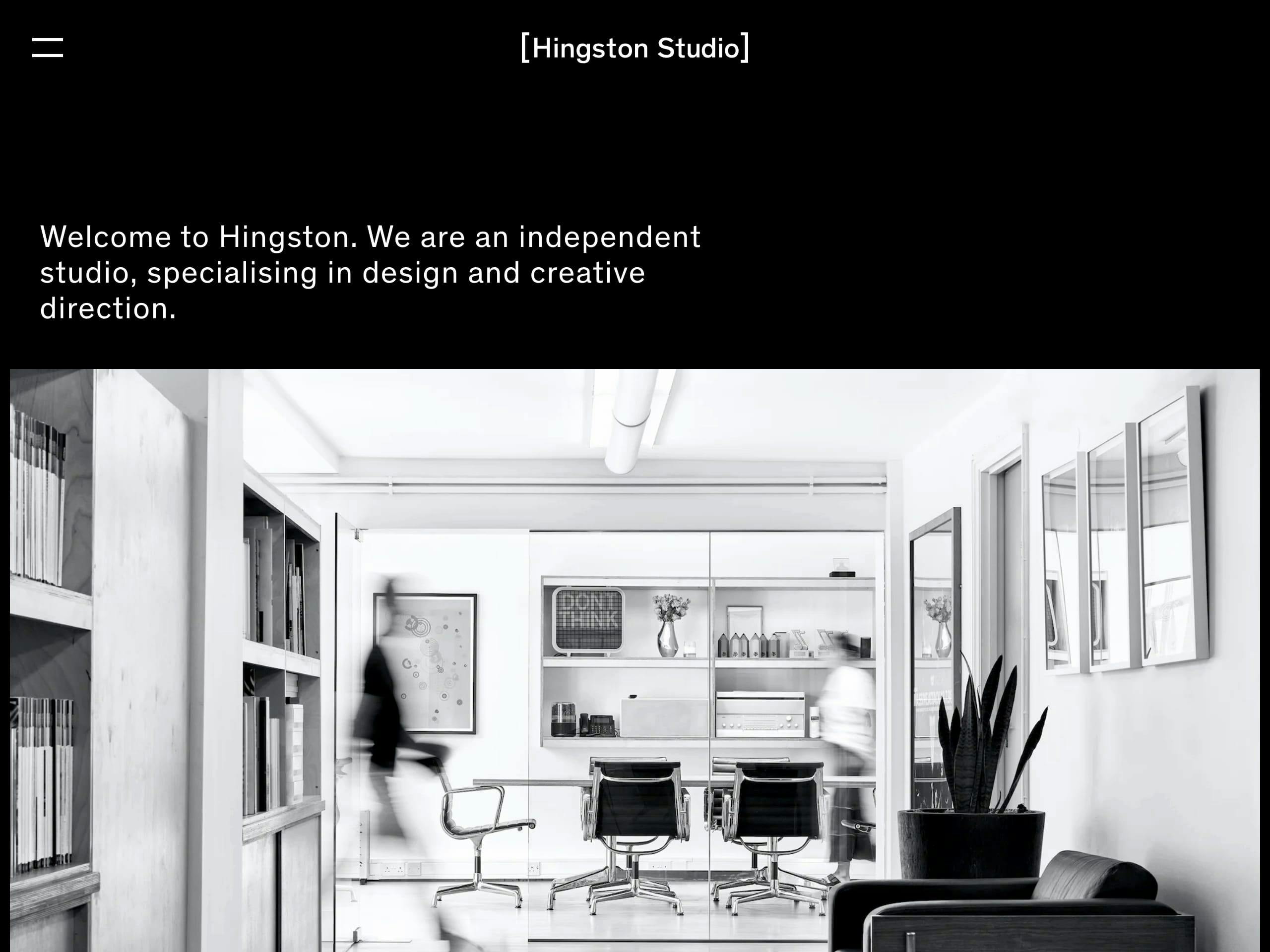Hingston website screenshot 8